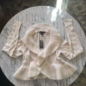 NWT NEW WHBM cardigan sweater